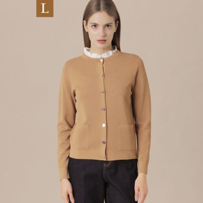 ＜MACKINTOSH LONDON L (Women/大きいサイズ)＞【Ｌ】ミラノリブニットカーディガン（Ｇ７Ｎ１０５０７＿＿）