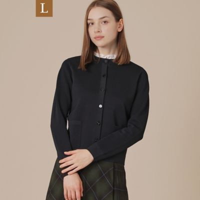 ＜MACKINTOSH LONDON L (Women/大きいサイズ)＞【Ｌ】ミラノリブニットカーディガン（Ｇ７Ｎ１０６３７＿＿）