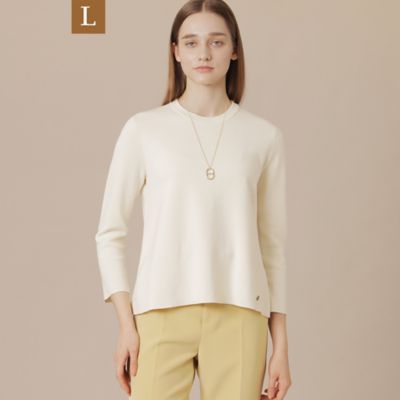 MACKINTOSH LONDON L (Women/大きいサイズ)/マッキントッシュ ロンドンＬ 【Ｌ】クリアコットンニットプルオーバー（Ｇ７Ｎ１１５０８＿＿）