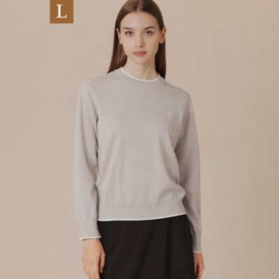 MACKINTOSH LONDON L (Women/大きいサイズ)/マッキントッシュ ロンドンＬ 【L】ブリリアントニットクルーネックプルオーバー(G7N13419__)