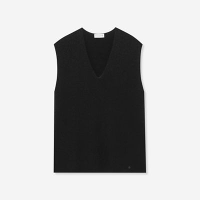 MACKINTOSH LONDON L (Women/大きいサイズ)/マッキントッシュ ロンドンＬ 【L】【エクラ掲載】ウールラメリブニットジレ(G7N15404__)