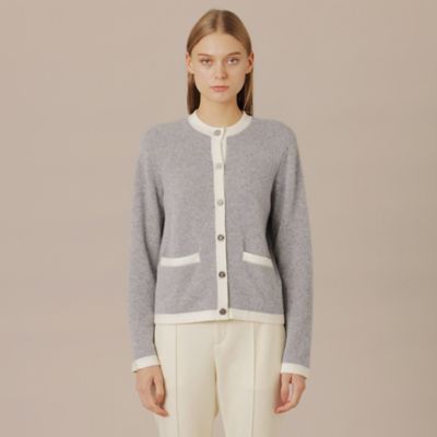 MACKINTOSH LONDON ケーブル編ショールカラーニットカーディガン MACKINTOSH LONDON ケーブル編ショールカラーニットカーディガン