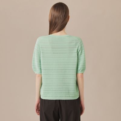 【Ｌ】【婦人画報掲載】バックパターンボーダーニットプルオーバー（Ｇ７Ｎ２４５１６＿＿）