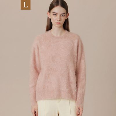 ＜MACKINTOSH LONDON L (Women/大きいサイズ)＞【Ｌ】ファーカシミヤニットプルオーバー（Ｇ７Ｎ２９６２０＿＿）