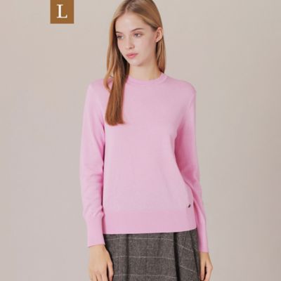 ＜MACKINTOSH LONDON L (Women/大きいサイズ)＞【Ｌ】【Ｔｈｅ　Ｅｓｓｅｎｔｉａｌ　Ｃｏｌｌｅｃｔｉｏｎ】シルクカシミヤニットプルオーバー（Ｇ７Ｎ２９８０８＿＿）