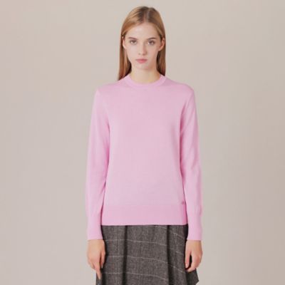 【Ｌ】【Ｔｈｅ　Ｅｓｓｅｎｔｉａｌ　Ｃｏｌｌｅｃｔｉｏｎ】シルクカシミヤニットプルオーバー（Ｇ７Ｎ２９８０８＿＿）
