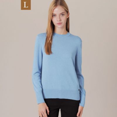 【Ｌ】【Ｔｈｅ　Ｅｓｓｅｎｔｉａｌ　Ｃｏｌｌｅｃｔｉｏｎ】シルクカシミヤニットプルオーバー（Ｇ７Ｎ２９８０８＿＿）