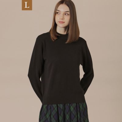 【送料無料】MACKINTOSH LONDON L (Women/大きいサイズ)/マッキントッシュ ロンドンL ブリリアントスムースプルオーバー(G7N40626__) クロ09L トップス【三越伊勢丹/公式】