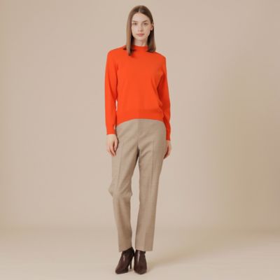 L】スライトラスターストレッチニットプルオーバー