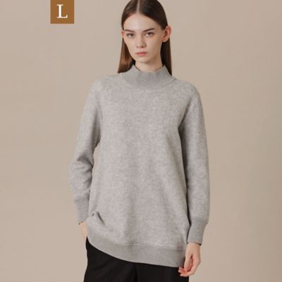 ＜MACKINTOSH LONDON L (Women/大きいサイズ)＞【Ｌ】フラッシュドソフトカラーニットプルオーバー（Ｇ７Ｎ４５６５０＿＿）