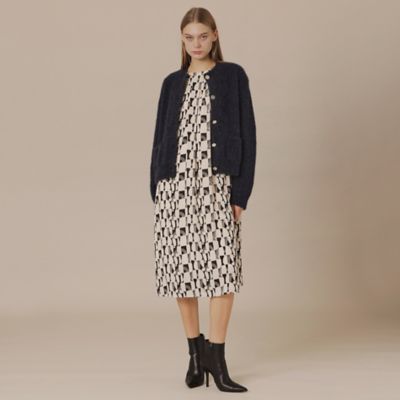 L】アルパカシャギーニットカーディガン（G7N60606＿＿