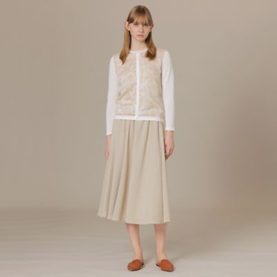 【Ｌ】【ＢＩＢＵＲＹ　ＦＬＯＷＥＲ　００１】ドローイングシャドーバイブリーコンビカーディガン（Ｇ７Ｎ７８１０５＿＿）