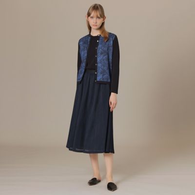 【Ｌ】【ＢＩＢＵＲＹ　ＦＬＯＷＥＲ　００１】ドローイングシャドーバイブリーコンビカーディガン（Ｇ７Ｎ７８１０５＿＿）