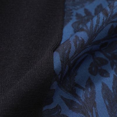 【Ｌ】【ＢＩＢＵＲＹ　ＦＬＯＷＥＲ　００１】ドローイングシャドーバイブリーコンビカーディガン（Ｇ７Ｎ７８１０５＿＿）