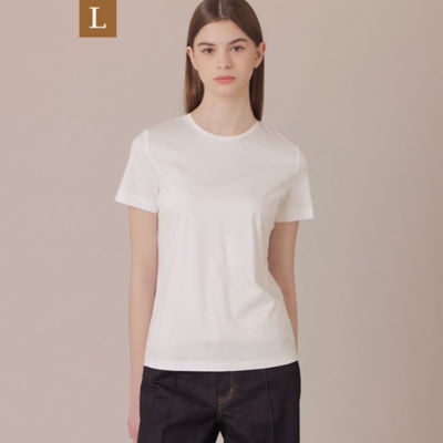 ＜三越伊勢丹/公式＞【送料無料】MACKINTOSH LONDON L (Women/大きいサイズ)/マッキントッシュ ロンドンL【The Essential Collection】コットンスムース半袖Tシャツ アイボリー トップス【三越伊勢丹/公式】