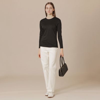 【Ｌ】【Ｔｈｅ　Ｅｓｓｅｎｔｉａｌ　Ｃｏｌｌｅｃｔｉｏｎ】コットンスムース長袖Ｔシャツ（Ｇ７Ｐ０４５５１＿＿）