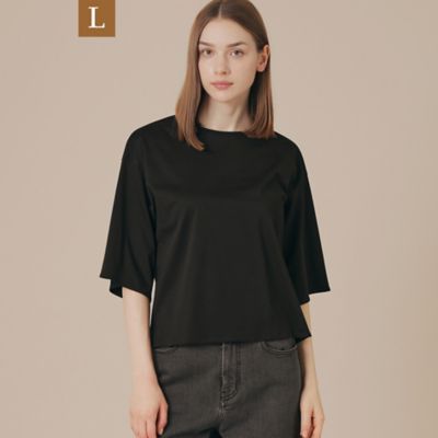 MACKINTOSH LONDON L (Women/大きいサイズ)/マッキントッシュ ロンドンＬ 【Ｌ】【ＳＵＰＥＲ　ＦＩＮＥ　ＬＡＢ．】パウダーシュガーコットンＴシャツ（Ｇ７Ｐ０５６６５＿＿）