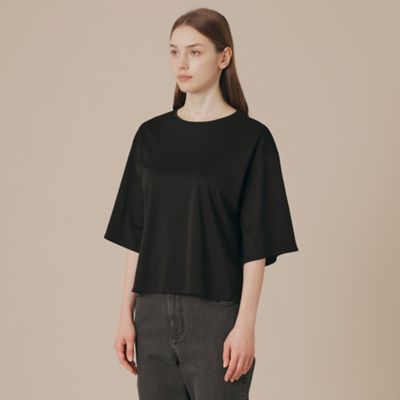 【Ｌ】【ＳＵＰＥＲ　ＦＩＮＥ　ＬＡＢ．】パウダーシュガーコットンＴシャツ（Ｇ７Ｐ０５６６５＿＿）