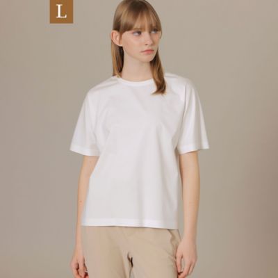 ＜MACKINTOSH LONDON L (Women/大きいサイズ)＞【Ｌ】【Ｔｈｅ　Ｅｓｓｅｎｔｉａｌ　Ｃｏｌｌｅｃｔｉｏｎ】プレーティング天竺リラックスＴシャツ（Ｇ７Ｐ０７１５８＿＿）