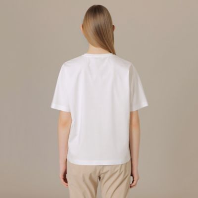 【Ｌ】【Ｔｈｅ　Ｅｓｓｅｎｔｉａｌ　Ｃｏｌｌｅｃｔｉｏｎ】プレーティング天竺リラックスＴシャツ（Ｇ７Ｐ０７１５８＿＿）