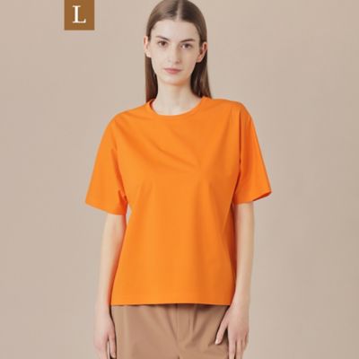 MACKINTOSH LONDON L (Women/大きいサイズ)/マッキントッシュ ロンドンＬ 【L】【婦人画報掲載】【The Essential Collection】プレーティング天竺半袖Tシャツ(G7P07558__)