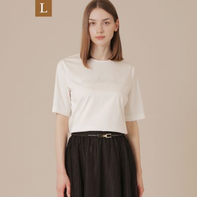 ＜MACKINTOSH LONDON L (Women/大きいサイズ)＞【Ｌ】シグネチャープリントＴシャツ（Ｇ７Ｐ１０６５６＿＿）