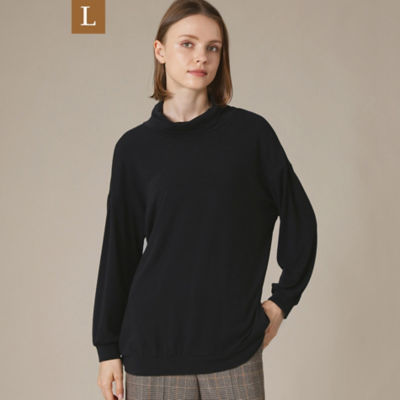 ＜MACKINTOSH LONDON L (Women/大きいサイズ)＞【Ｌ】【ＳＵＰＥＲ　ＦＩＮＥ　ＬＡＢ．】フラッフィージャージーハイネックプルオーバー（Ｇ７Ｐ１３６５２＿＿）