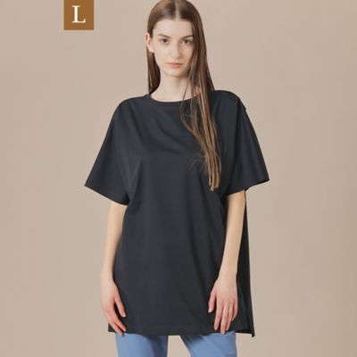 【Ｌ】【Ｔｈｅ　Ｅｓｓｅｎｔｉａｌ　Ｃｏｌｌｅｃｔｉｏｎ】プレーティング天竺半袖ロングＴシャツ（Ｇ７Ｐ１４５５８＿＿）