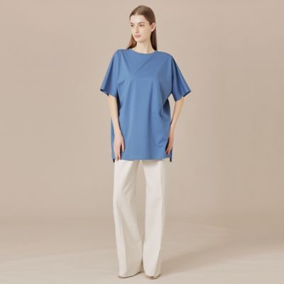 【Ｌ】【Ｔｈｅ　Ｅｓｓｅｎｔｉａｌ　Ｃｏｌｌｅｃｔｉｏｎ】プレーティング天竺半袖ロングＴシャツ（Ｇ７Ｐ１４５５８＿＿）