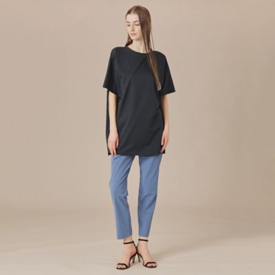 【Ｌ】【Ｔｈｅ　Ｅｓｓｅｎｔｉａｌ　Ｃｏｌｌｅｃｔｉｏｎ】プレーティング天竺半袖ロングＴシャツ（Ｇ７Ｐ１４５５８＿＿）