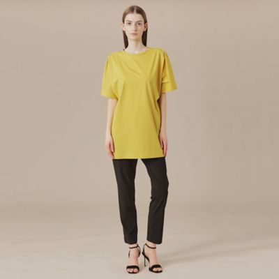 【Ｌ】【Ｔｈｅ　Ｅｓｓｅｎｔｉａｌ　Ｃｏｌｌｅｃｔｉｏｎ】プレーティング天竺半袖ロングＴシャツ（Ｇ７Ｐ１４５５８＿＿）