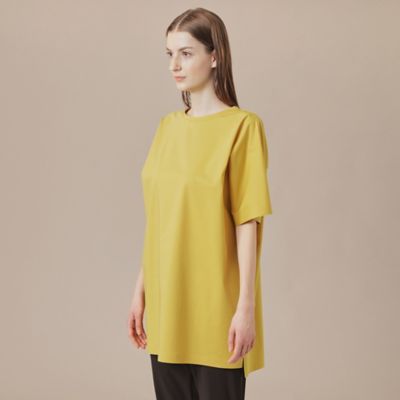 【Ｌ】【Ｔｈｅ　Ｅｓｓｅｎｔｉａｌ　Ｃｏｌｌｅｃｔｉｏｎ】プレーティング天竺半袖ロングＴシャツ（Ｇ７Ｐ１４５５８＿＿）