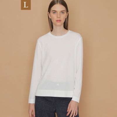 【Ｌ】トリアセテートドライポンチ長袖Ｔシャツ（Ｇ７Ｐ１５２０４＿＿）