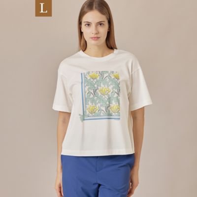 【Ｌ】ブリティッシュチューリッププリントＴシャツ（Ｇ７Ｐ１６５６２＿＿）