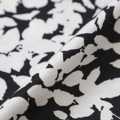 【Ｌ】シルエットフラワーＴシャツ（Ｇ７Ｐ１８３６６＿＿）