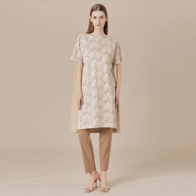 【Ｌ】【婦人画報掲載】【ＢＩＢＵＲＹ　ＦＬＯＷＥＲ】カラーバイブリーフラワーロングＴシャツ（Ｇ７Ｐ１８５５９＿＿）
