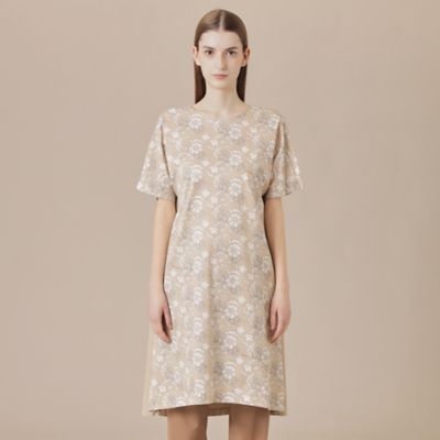 【Ｌ】【婦人画報掲載】【ＢＩＢＵＲＹ　ＦＬＯＷＥＲ】カラーバイブリーフラワーロングＴシャツ（Ｇ７Ｐ１８５５９＿＿）
