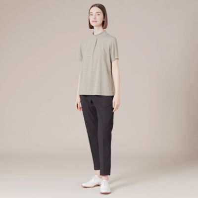 【Ｌ】シルケットスムースボーダーＴシャツ（Ｇ７Ｐ１８８７３＿＿）