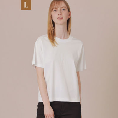 ＜MACKINTOSH LONDON L (Women/大きいサイズ)＞【Ｌ】ファインステッチ半袖Ｔシャツ（Ｇ７Ｐ１９３５４＿＿）