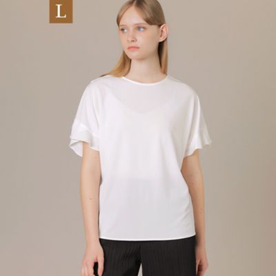 ＜MACKINTOSH LONDON L (Women/大きいサイズ)＞【Ｌ】トリアセテートポンチＴシャツ（Ｇ７Ｐ２０１６８＿＿）