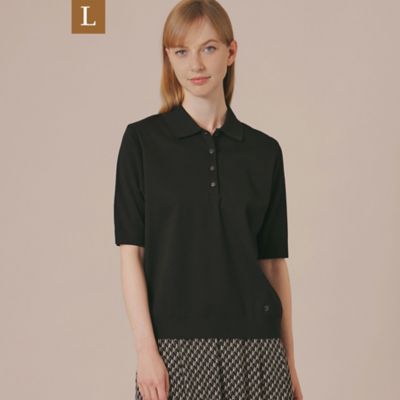 【Ｌ】【エクラ掲載】シルケットフライスポロシャツ（Ｇ７Ｐ２２３７０＿＿）