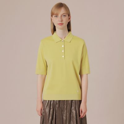 【Ｌ】【エクラ掲載】シルケットフライスポロシャツ（Ｇ７Ｐ２２３７０＿＿）