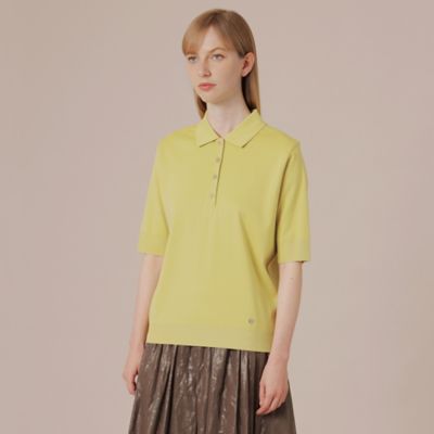【Ｌ】【エクラ掲載】シルケットフライスポロシャツ（Ｇ７Ｐ２２３７０＿＿）