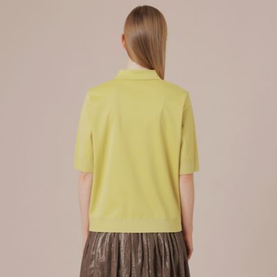 【Ｌ】【エクラ掲載】シルケットフライスポロシャツ（Ｇ７Ｐ２２３７０＿＿）