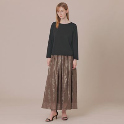 【Ｌ】【Ｔｈｅ　Ｅｓｓｅｎｔｉａｌ　Ｃｏｌｌｅｃｔｉｏｎ】プレーティング天竺プルオーバー（Ｇ７Ｐ２９３５８＿＿）