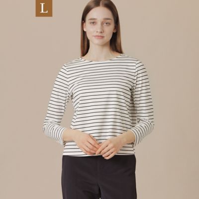 MACKINTOSH LONDON L (Women/大きいサイズ)/マッキントッシュ ロンドンＬ 【L】プレーティング天竺ボーダープルオーバー(G7P29578__)