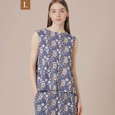 【Ｌ】【婦人画報掲載】【ＢＩＢＵＲＹ　ＦＬＯＷＥＲ】バイブリーフラワージャージプルオーバー（Ｇ７Ｐ３０３３７＿＿）