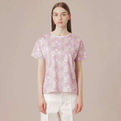 Ｌ】【婦人画報掲載】【ＢＩＢＵＲＹ ＦＬＯＷＥＲ】カラーバイブリーフラワープリントＴシャツ（Ｇ７Ｐ３１３７２＿＿） | MACKINTOSH  LONDON L (Women/大きいサイズ)/マッキントッシュ ロンドンＬ | 三越伊勢丹オンラインストア・通販【公式】