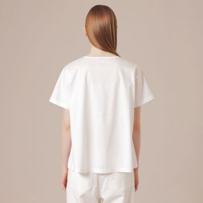 【Ｌ】【婦人画報掲載】【ＢＩＢＵＲＹ　ＦＬＯＷＥＲ】カラーバイブリーフラワープリントＴシャツ（Ｇ７Ｐ３１３７２＿＿）