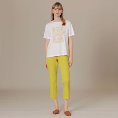 【Ｌ】【ＢＩＢＵＲＹ　ＦＬＯＷＥＲ　００１】ドローイングバイブリースクエアプリントＴシャツ（Ｇ７Ｐ３３１８３＿＿）